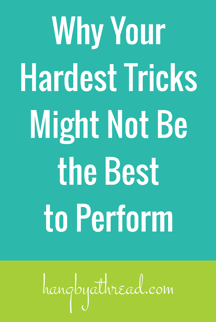 Why cramming all of your hardest tricks into a routine is probably a bad idea